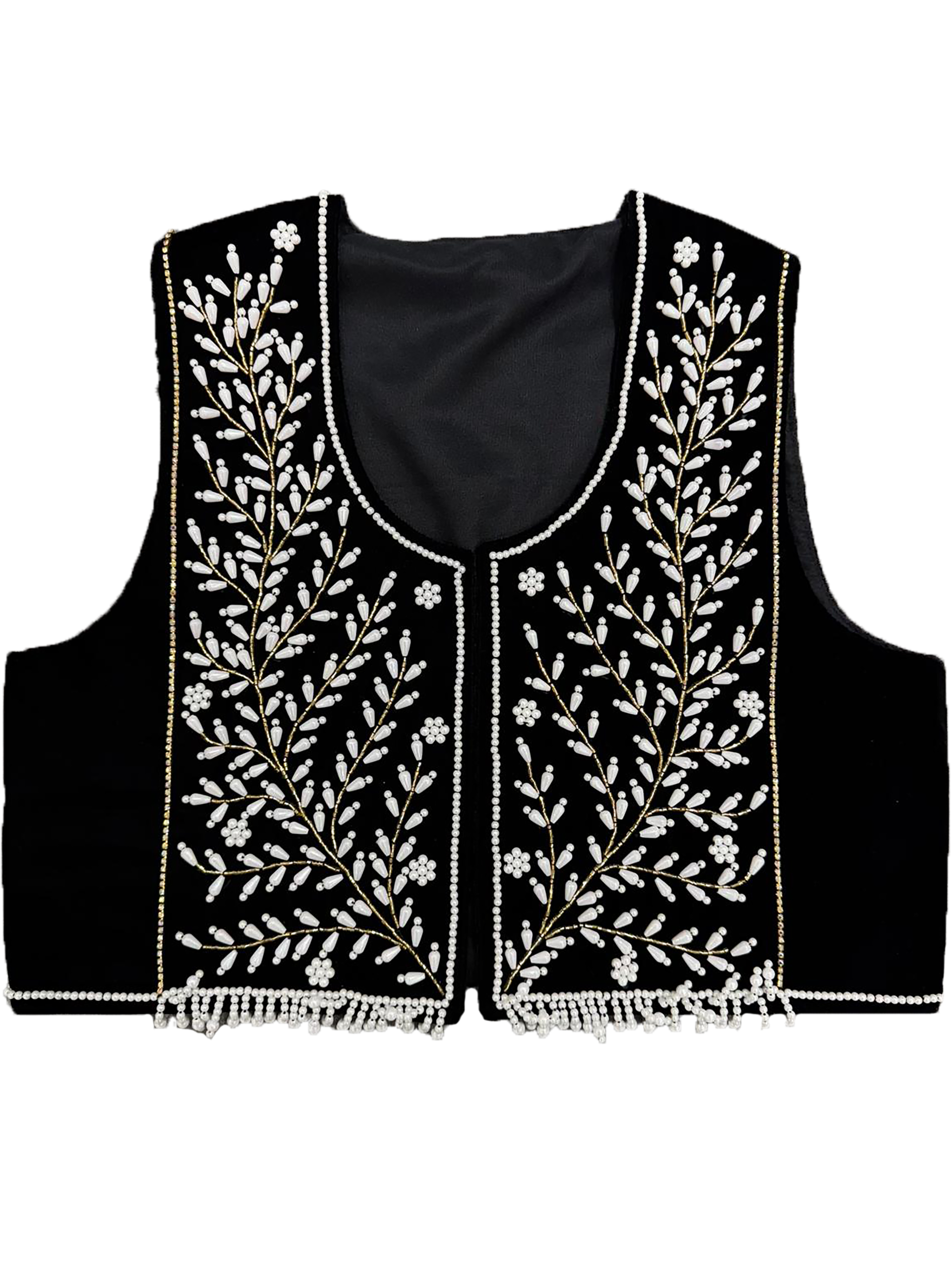 Yasna — Handcrafted Persian Embroidered Vest - Image 2