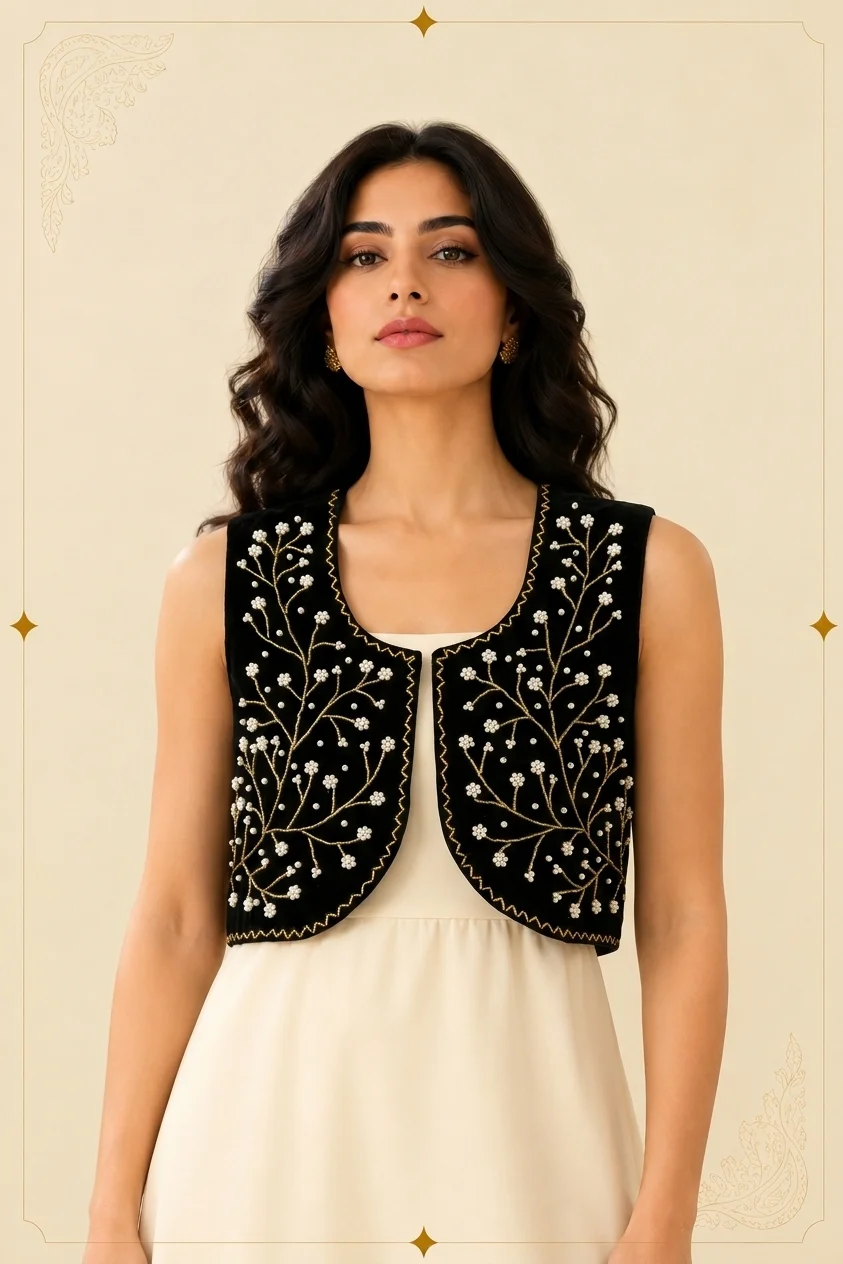 Nastaran — Handcrafted Persian Embroidered Vest