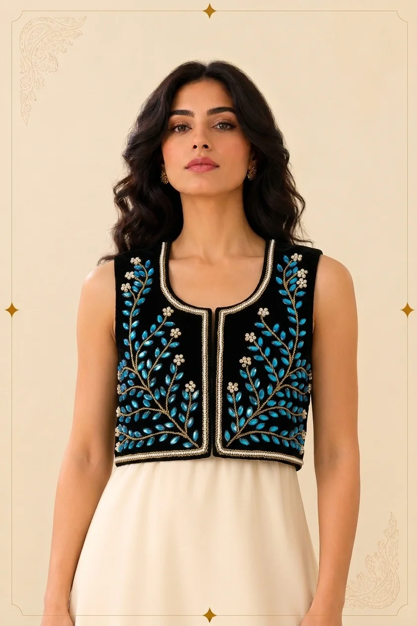 Azarmidokht — Handcrafted Persian Embroidered Vest