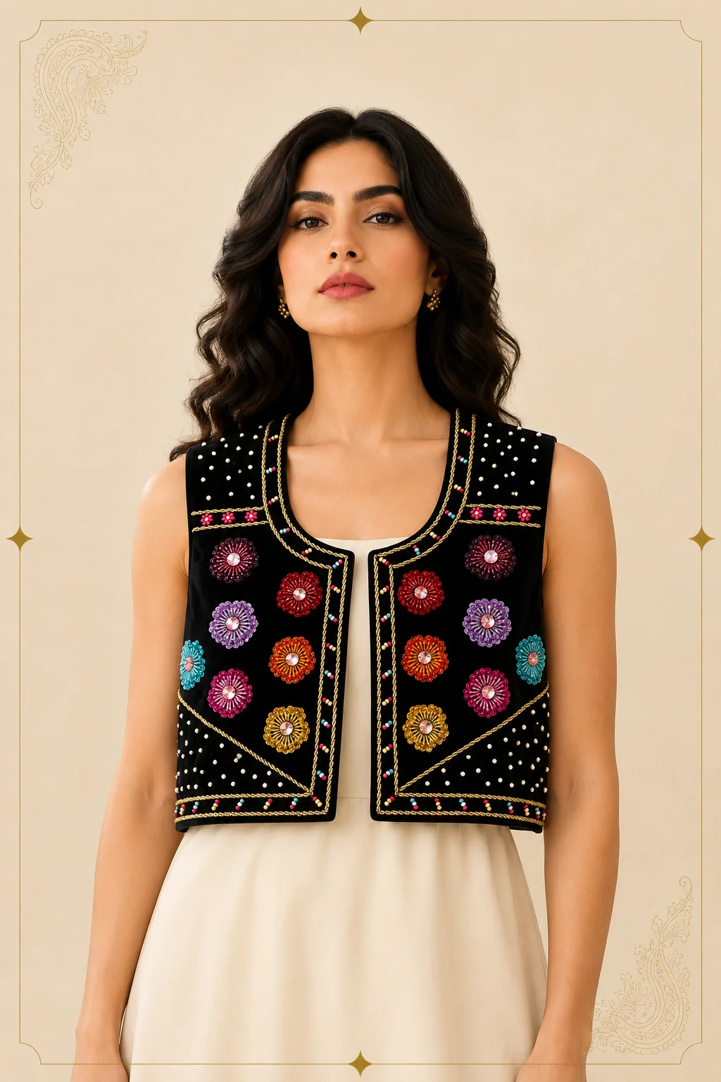 Atusa — Handcrafted Persian Embroidered Vest