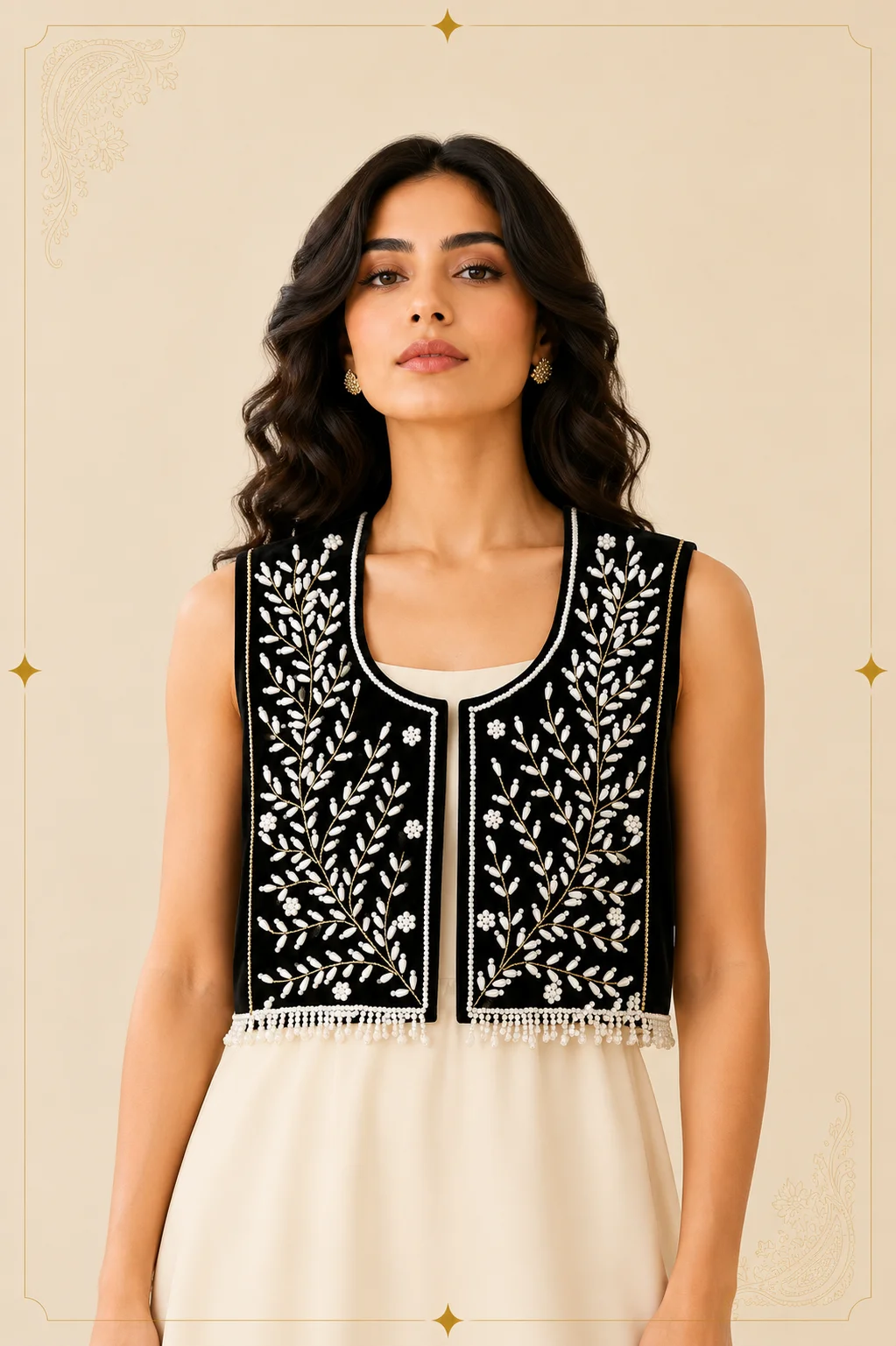 Yasna — Handcrafted Persian Embroidered Vest