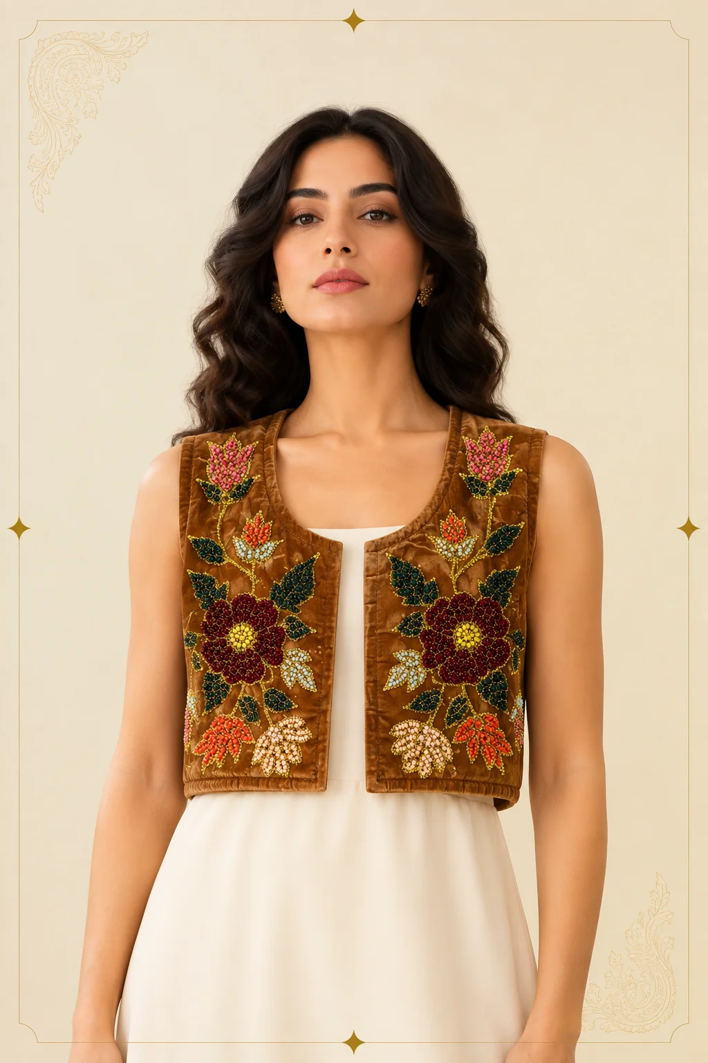 Farangis — Handcrafted Persian Embroidered Vest